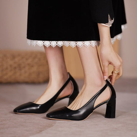 Women's Leather Casual Fashion Slip On Shoes