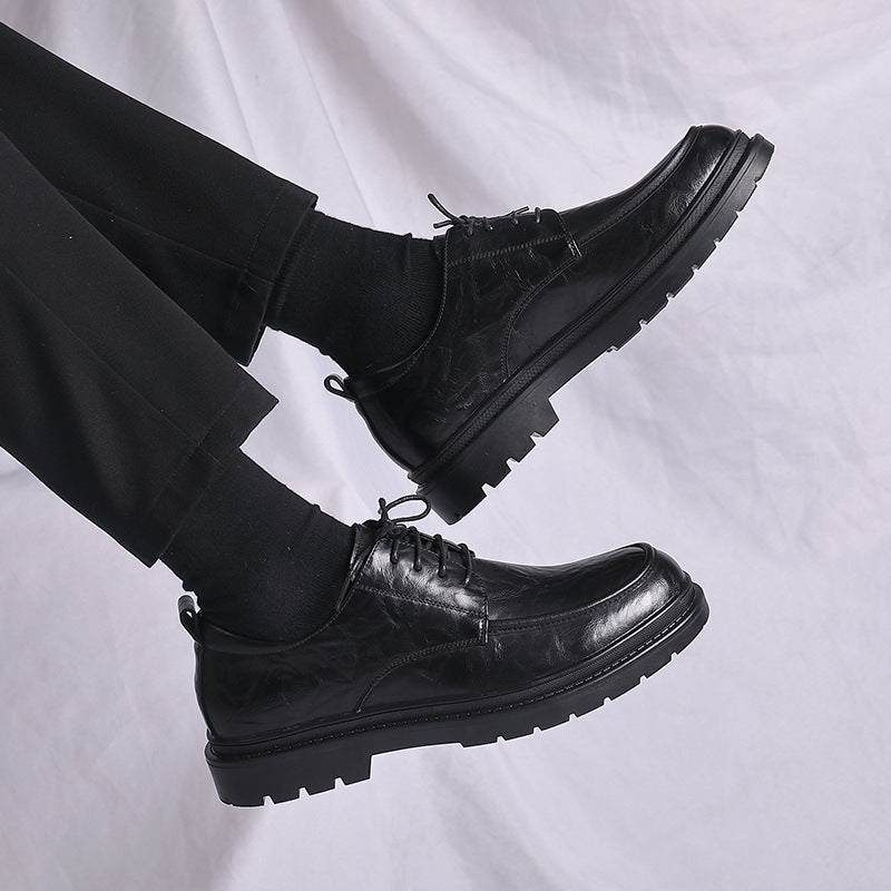 Men's Trendy Casual Leather Shoes (In Stock)