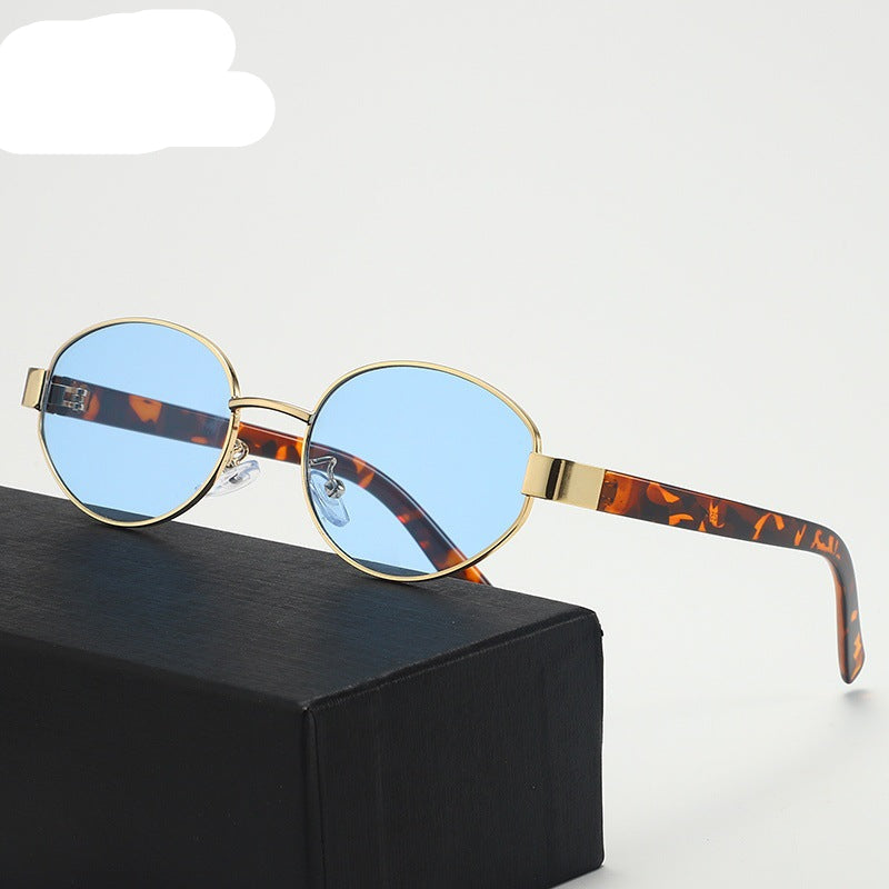 Women's UV-Protract Trendy Metal Sunglasses