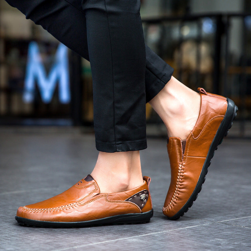 Men's Fashion Trend Loafers Leather Shoes