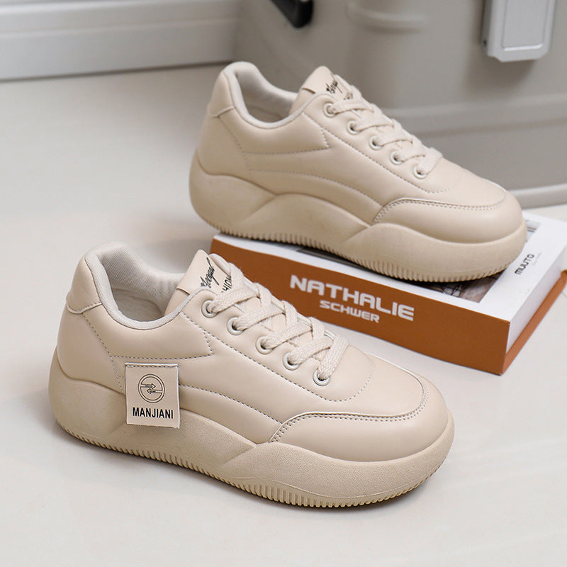 Women's Versatile Thick Baseplate Sneakers
