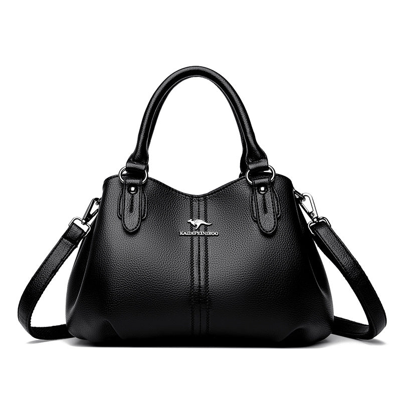 Women's Leather Stylish Large Capacity Handbag
