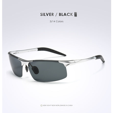 Men's Color-changing Sports Aluminum Polarized Sunglasses