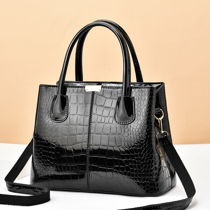 Women's Fashion Bright Leather Shoulder Bag