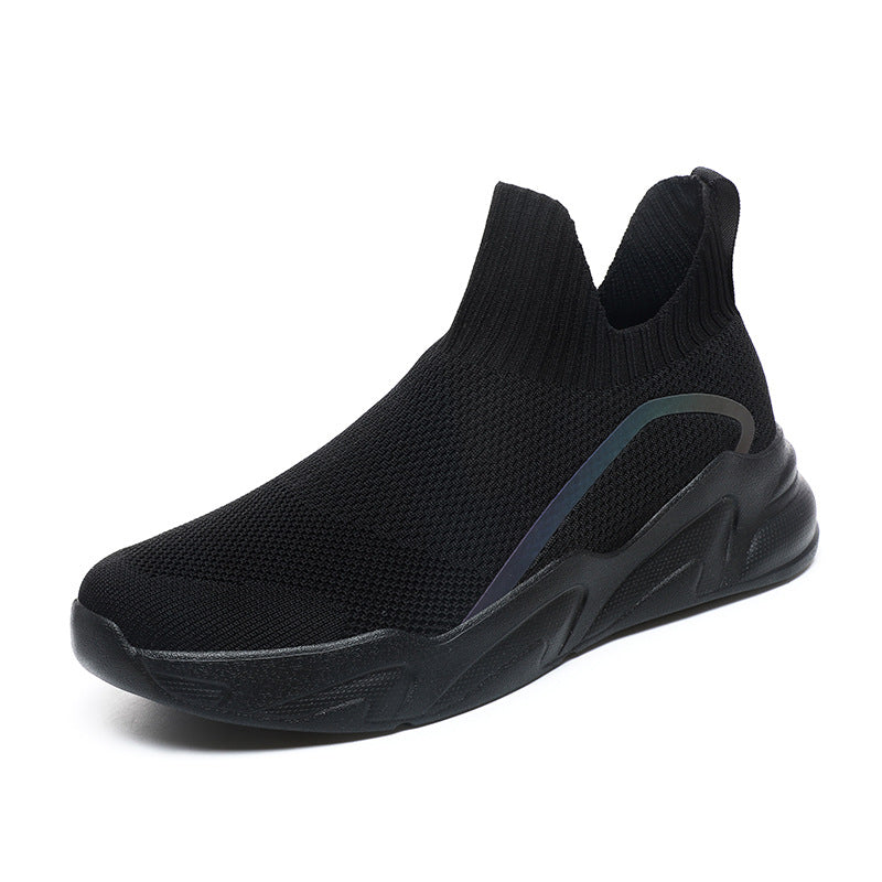 Men's Flying Woven Elastic Casual Shoes