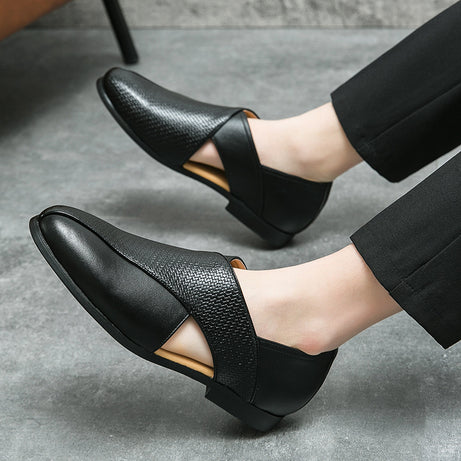 Men's Casual Leather Sandals Shoes