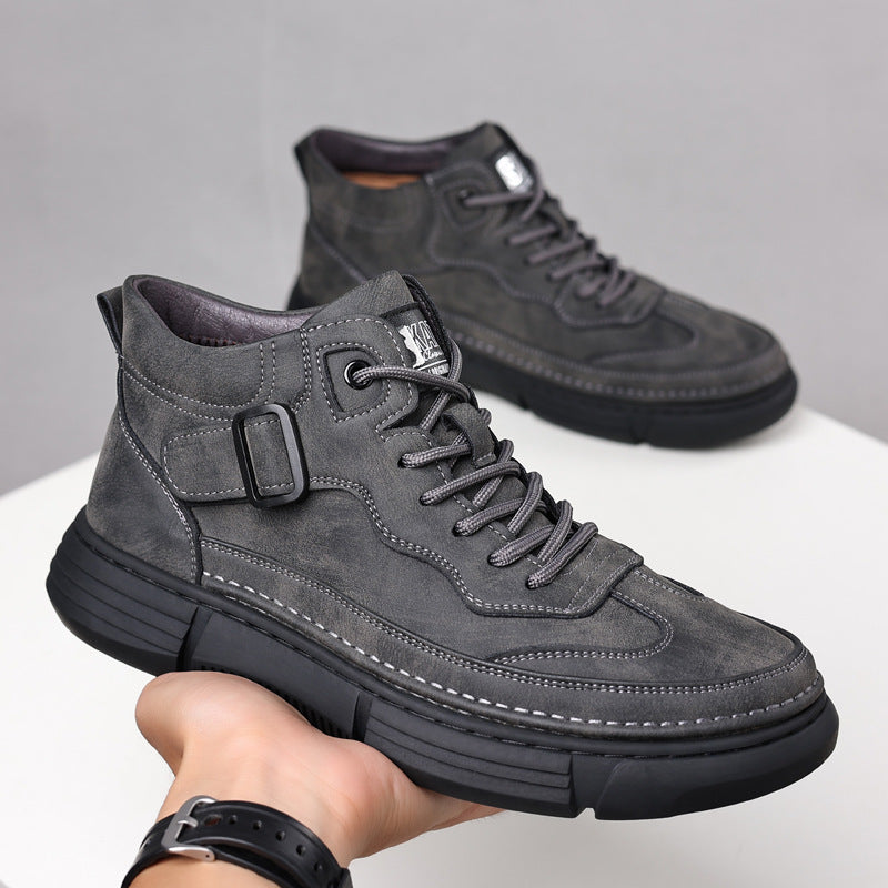 Men's Leather Fashionable Martin Boots