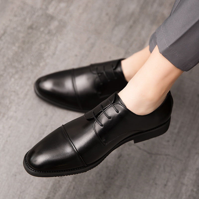 Men's British Style Leather Formal Trendy Shoes