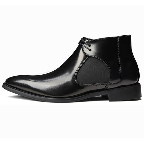 Men's Chelsea Boots High Top Sleeve Leather Shoes