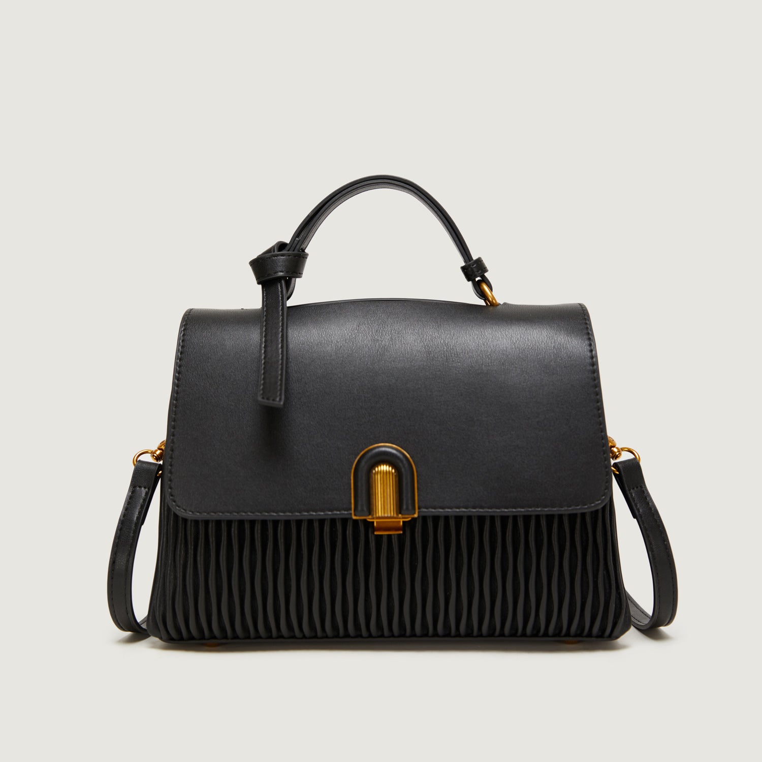 Women's Leather Texture Shoulder Bag