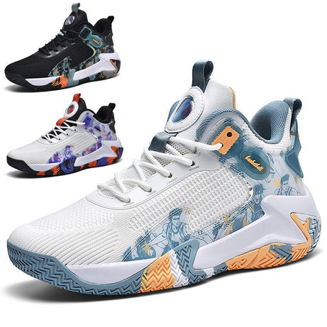 Men's Fly-Woven Breathable Basketball Sports Sneakers