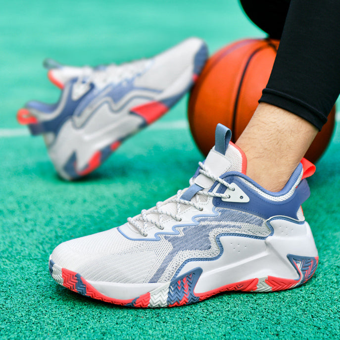 Men's Breathable High-Top Basketball Sports Shoes