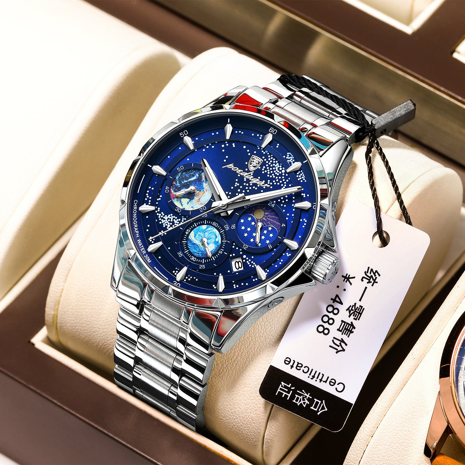 Men's Super Multi-Function Quartz Watch