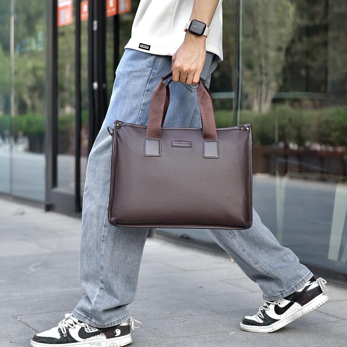 Men's Portable Multi-compartment Business Bag