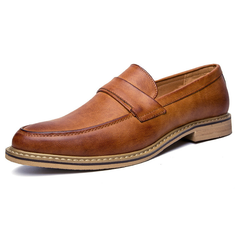 Men's Fashion Trend Loafers Leather Shoes