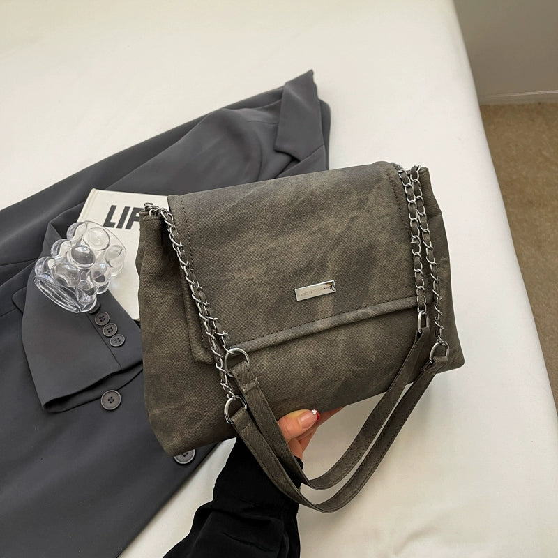 Women's Leather Trendy Versatile Shoulder Bag