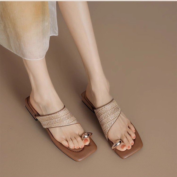 Women's Summer Niche Flip-Flops Shoes (In Stock)