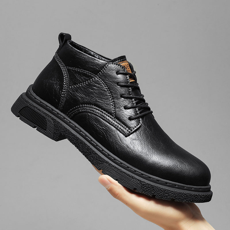 Men's Fashion British Style Leather Shoes