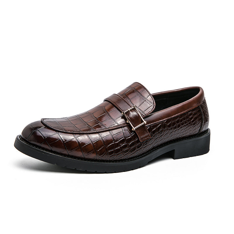 Men's Leather Trendy British Style Pointed Shoes