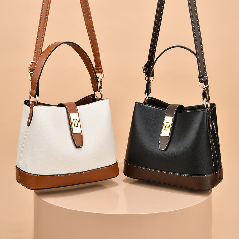 Women's Fashion Trendy Bucket Shoulder Bag