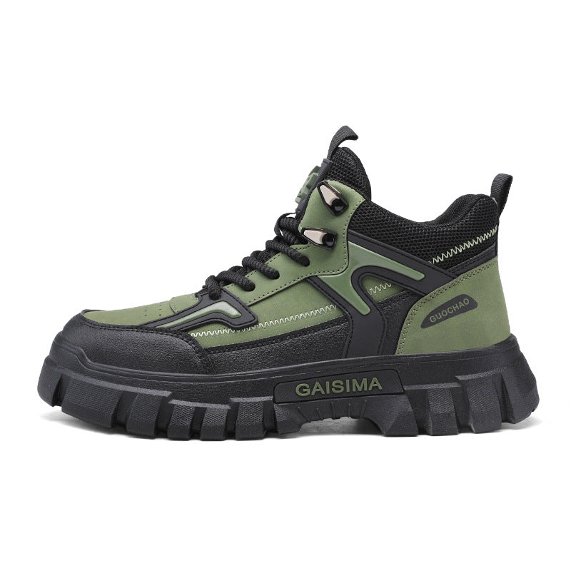 Men's High Top Non-slip Wear-resistant Shoes