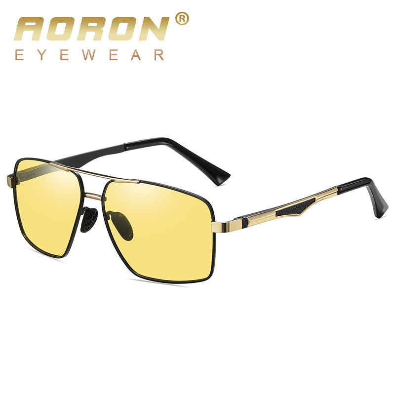 Men's Color-changing Night Vision Driving Sunglasses
