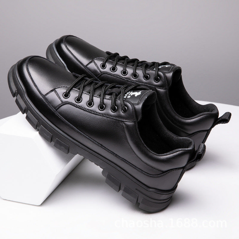 Men's Leather Fashion Trend Casual Shoes