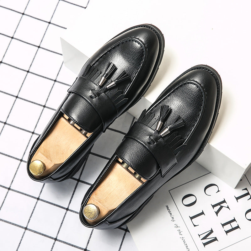 Men's Leather British Style Outdoor Shoes