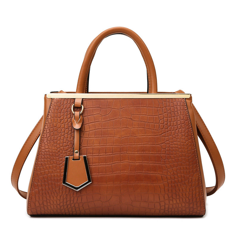 Women's Leather Luxury Crocodile Desige Handbag