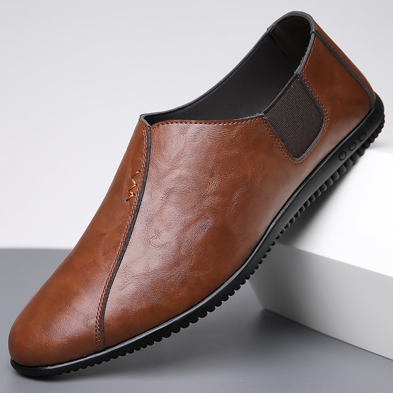 Men's Leather Versatile Trendy Casual Shoes