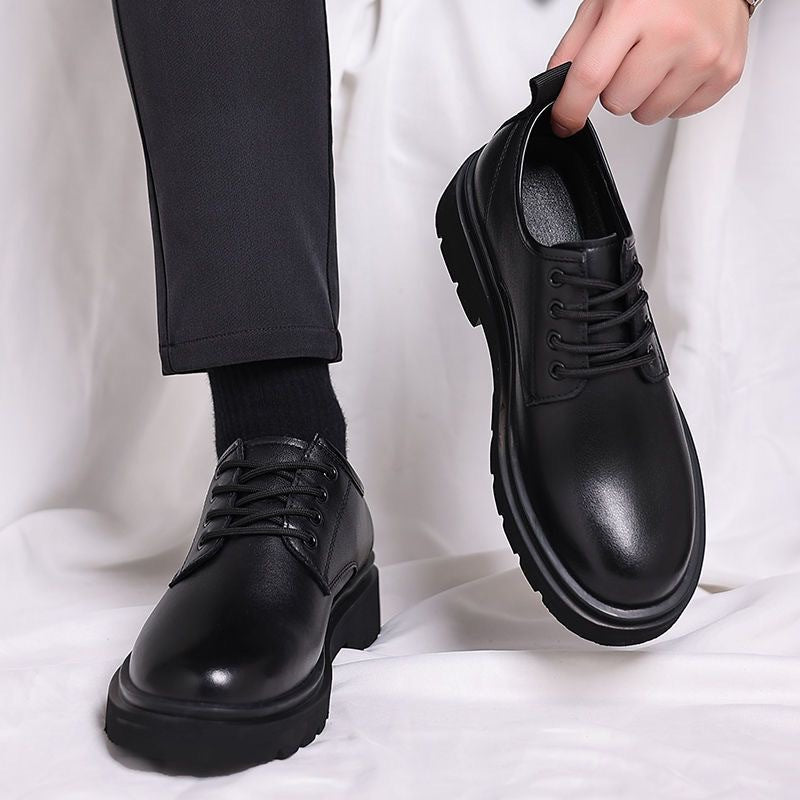 Men's British Style Casual Business Leather Shoes (In Stock)