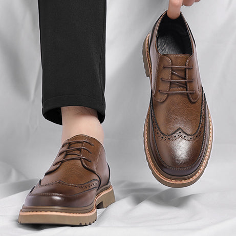 Men's Leather British Style Casual Shoes