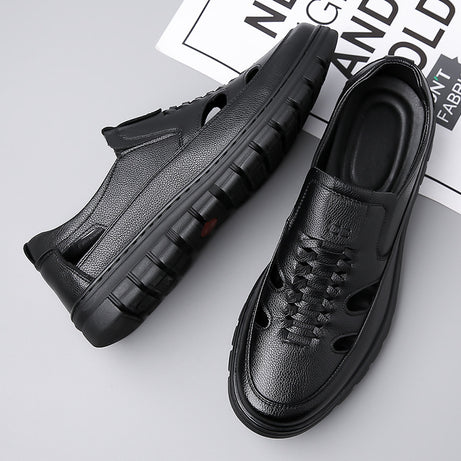 Men's Fashion Leather Sandal Shoes