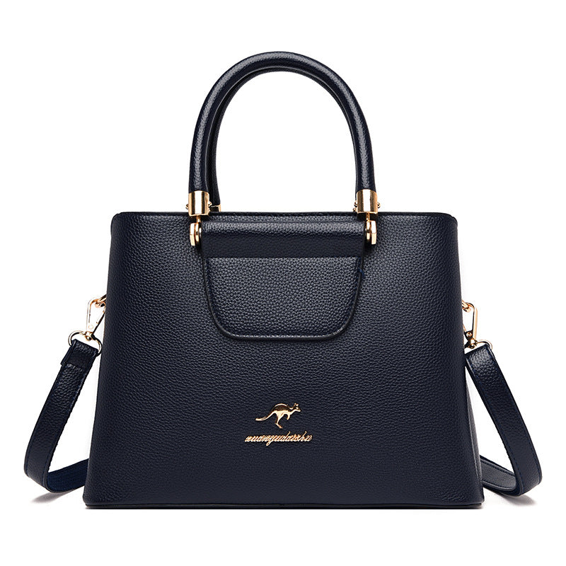 Women's Leather Temperament Shoulder HandBag