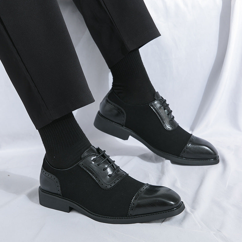 Men's Leather British Style Fashionable Shoes