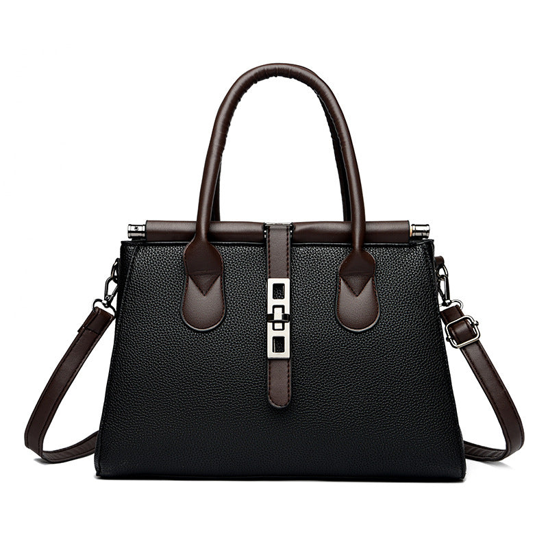 Women's Leather Versatile Trendy Handbag