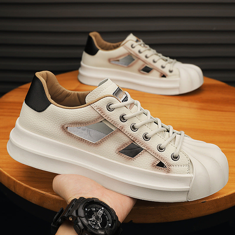 Men's Fashion Trend Shell Head Board Shoes