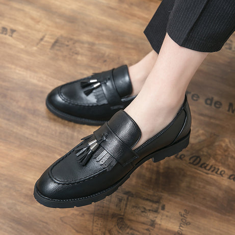 Men's Leather British Style Outdoor Shoes