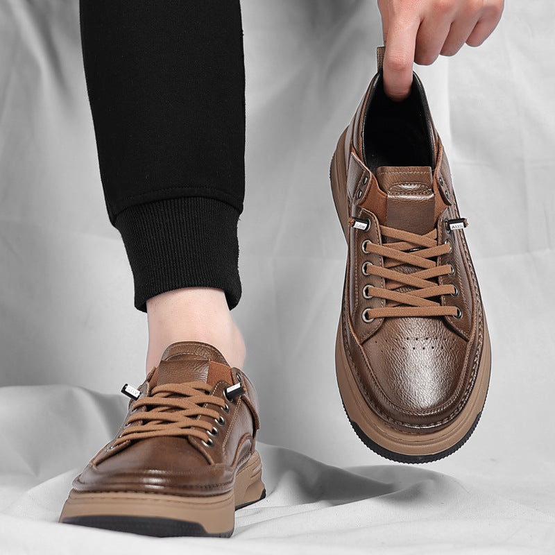 Men's Fashion Trendy Leather Casual Shoes