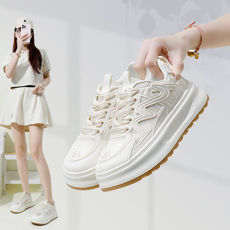 Women's Breathable Platform Trendy Sneakers