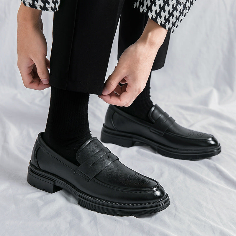 Men's Leather British Style Fashion Casual Shoes