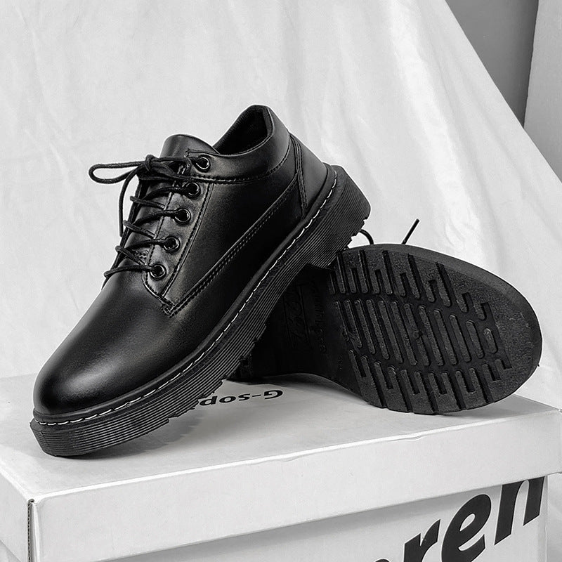 Men's Leather Outer Wear Fashion Trendy Shoes