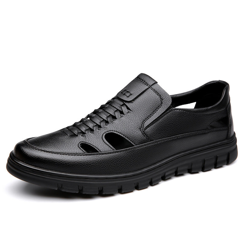 Men's Fashion Leather Sandal Shoes