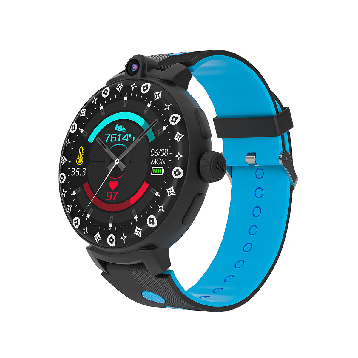 Round Shape Multi-functional Bluetooth Smart Watch