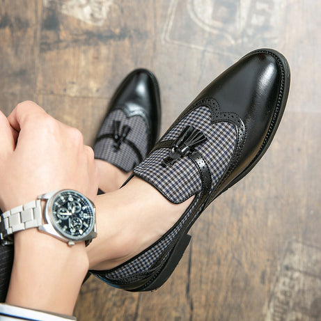 Men's Outdoor Leather Fashion Trend Shoes