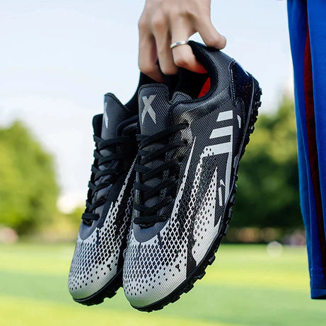 Men's Synthetic Leather Football Turf Sports Shoes