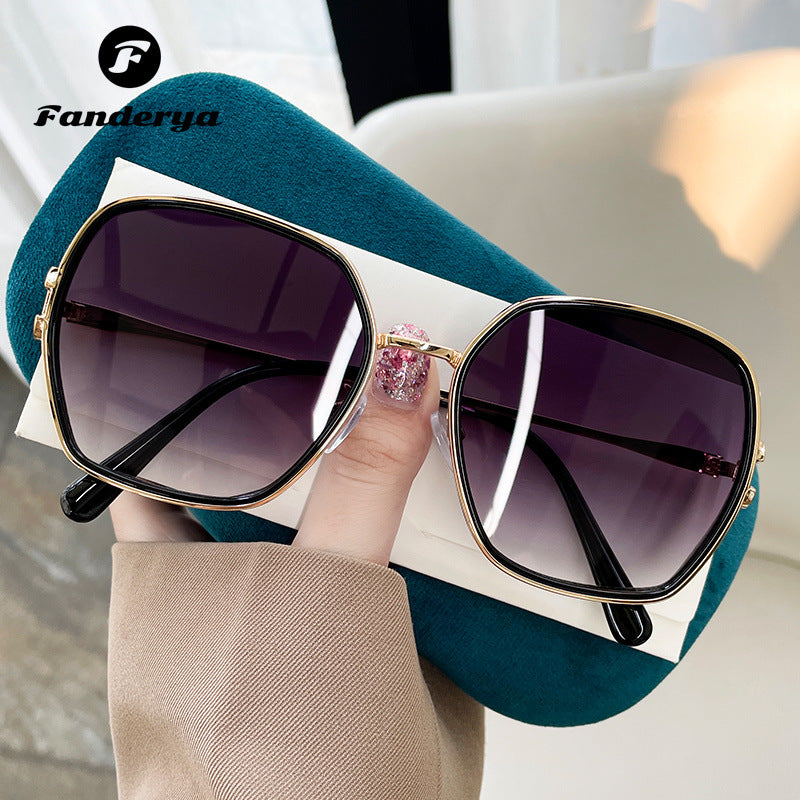 Women's Face Thin Retro Original Style Sunglasses