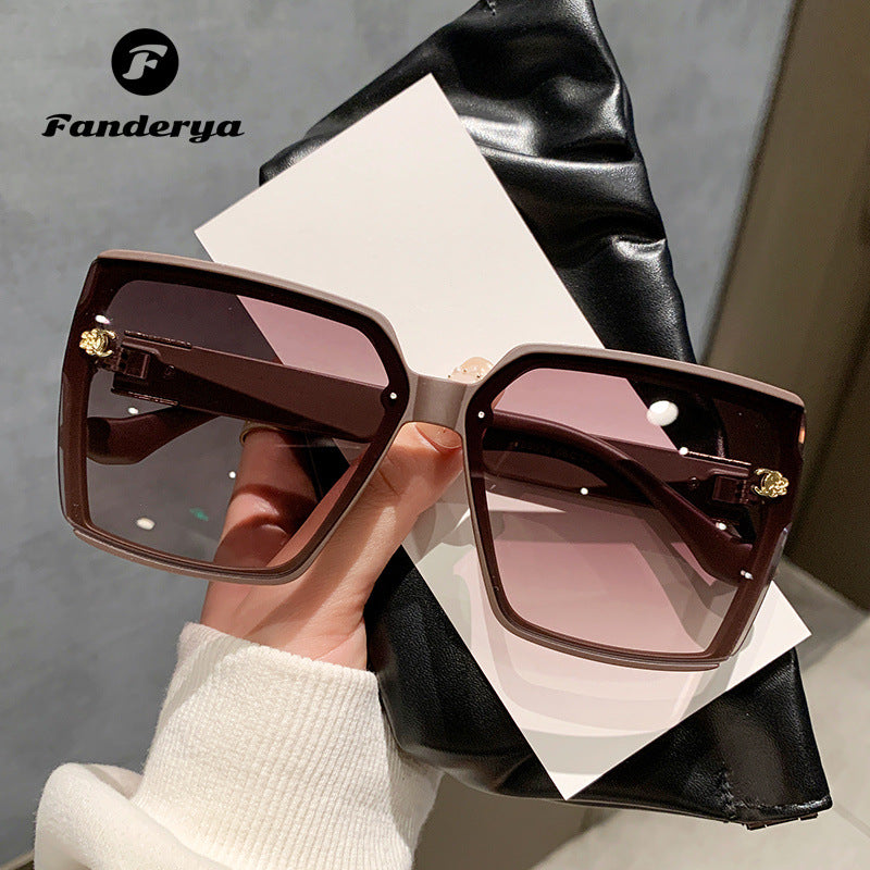 Women's High-end Ins Wind Anti-ultraviolet Sunglasses