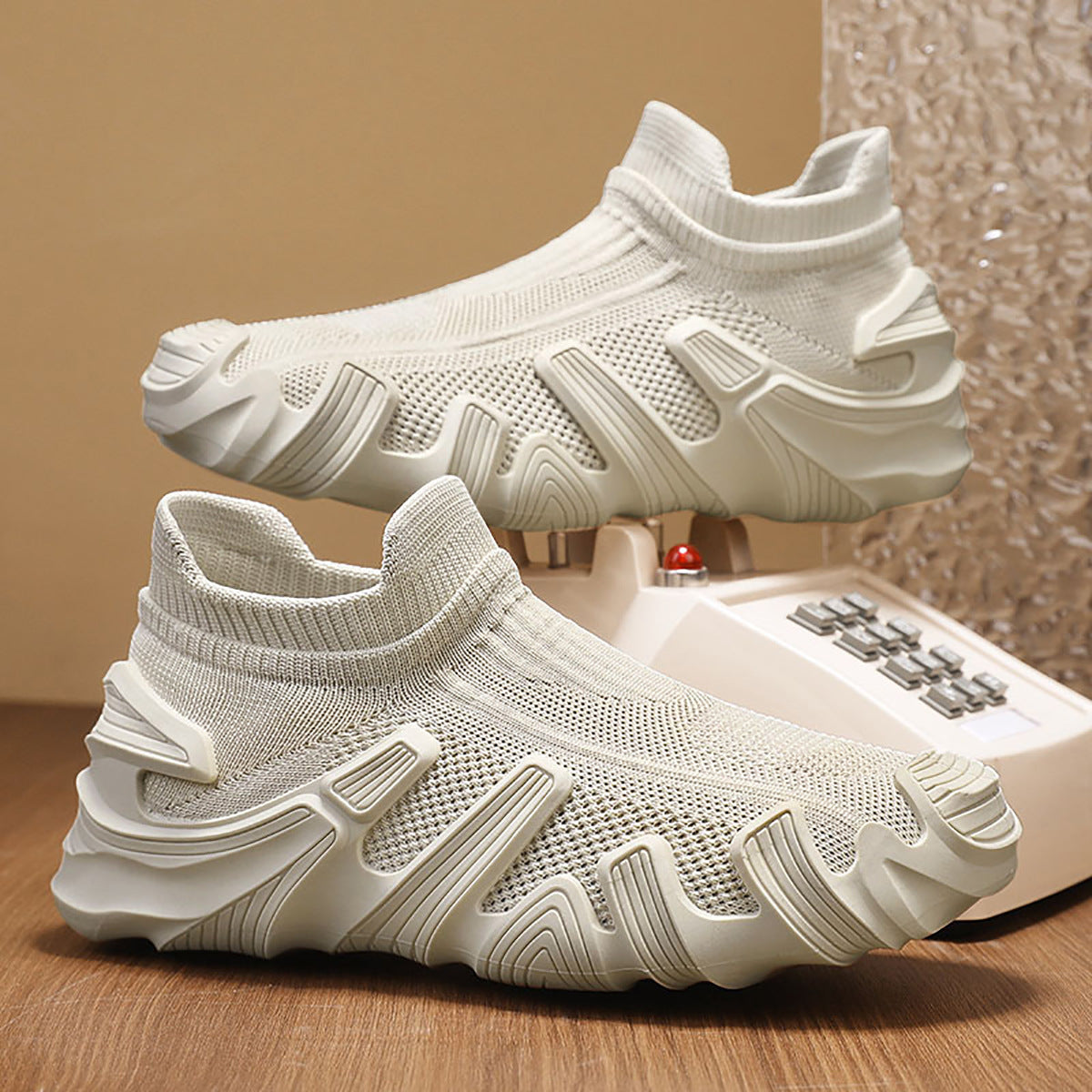 Men's Flying Woven Fashion Casual Shoes
