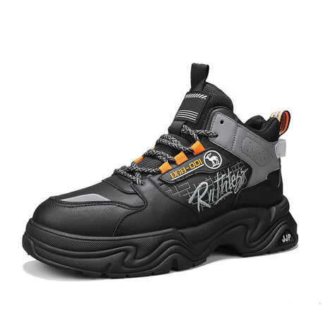 Men's Autumn Platform Hiking Shoes Short Boots